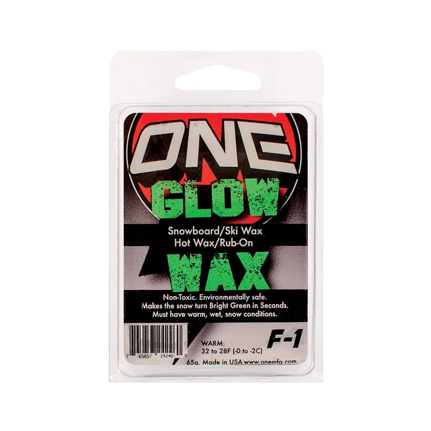 Oneball F-1 Glow Snow Wax One Color OS Wax