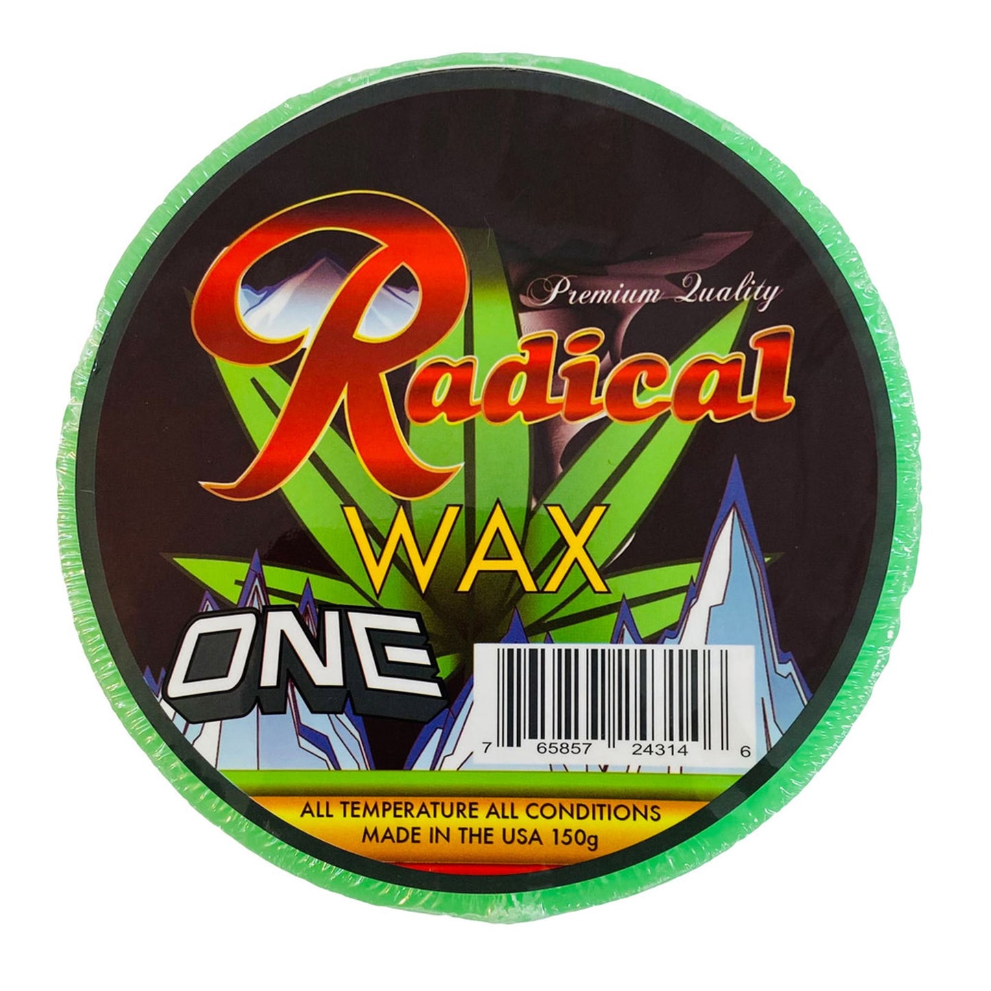 Oneball Radical Green Snow Wax One Color OS Wax