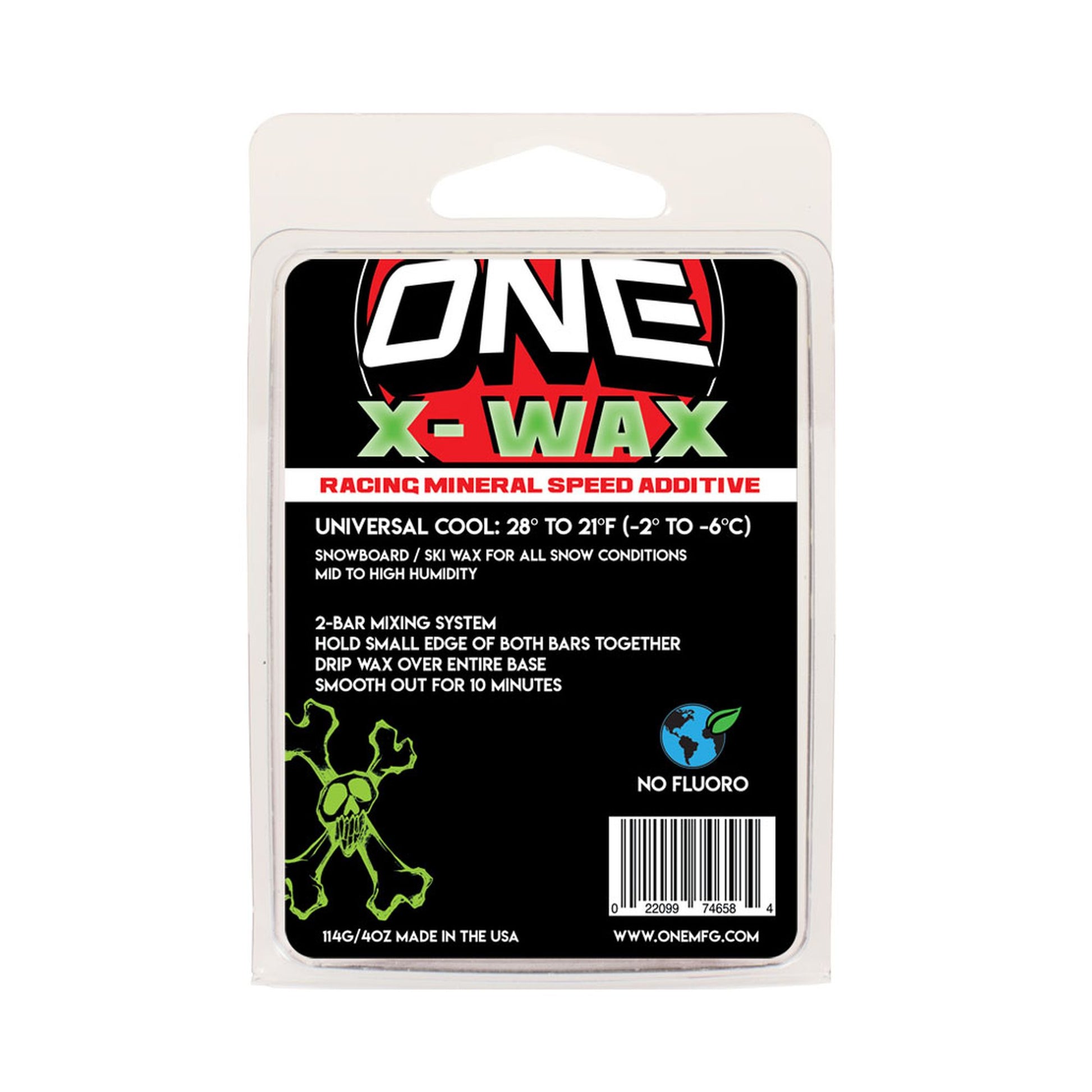 Oneball X-Wax 110g Snow Wax COOL - 28F to 21F 110 Wax