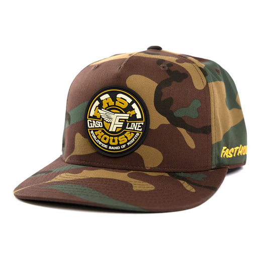 Fasthouse Warped Hat Camo OS Hats