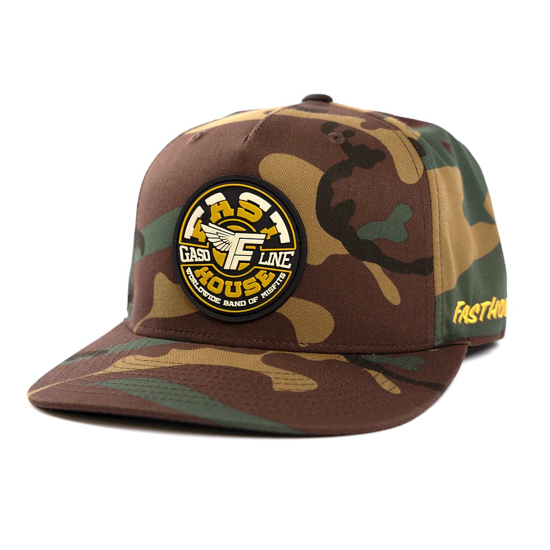 Fasthouse Warped Hat Camo OS - Fasthouse Hats