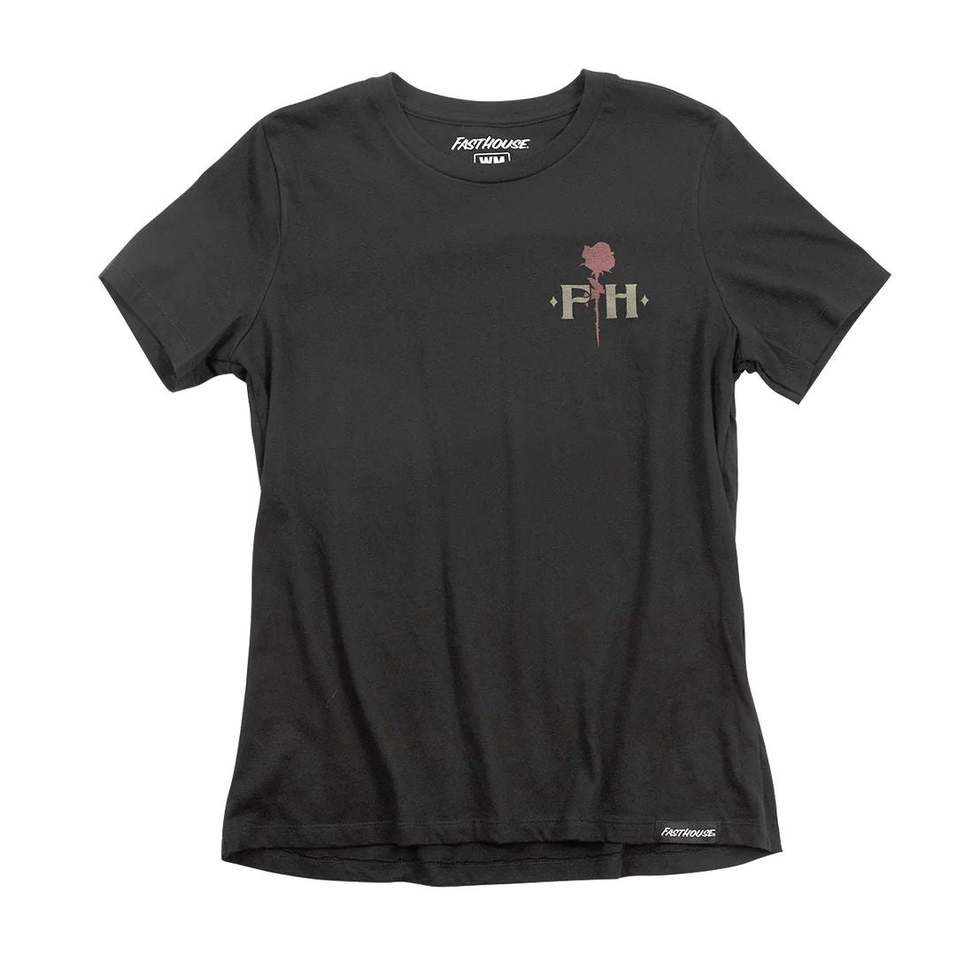 Fasthouse Women's Vision Tee Black SS Shirts