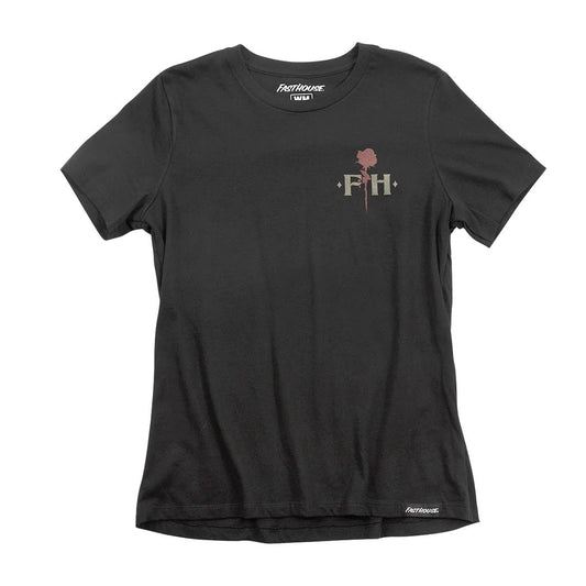 Fasthouse Women's Vision Tee Black S SS Shirts