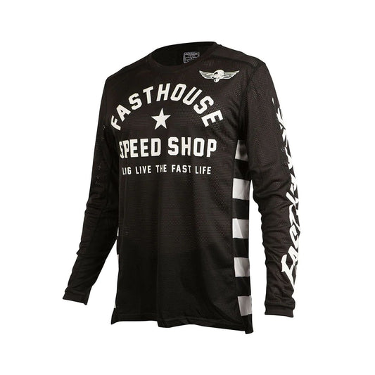 Fasthouse Youth A/C Grindhouse Originals Jersey Black Bike Jerseys