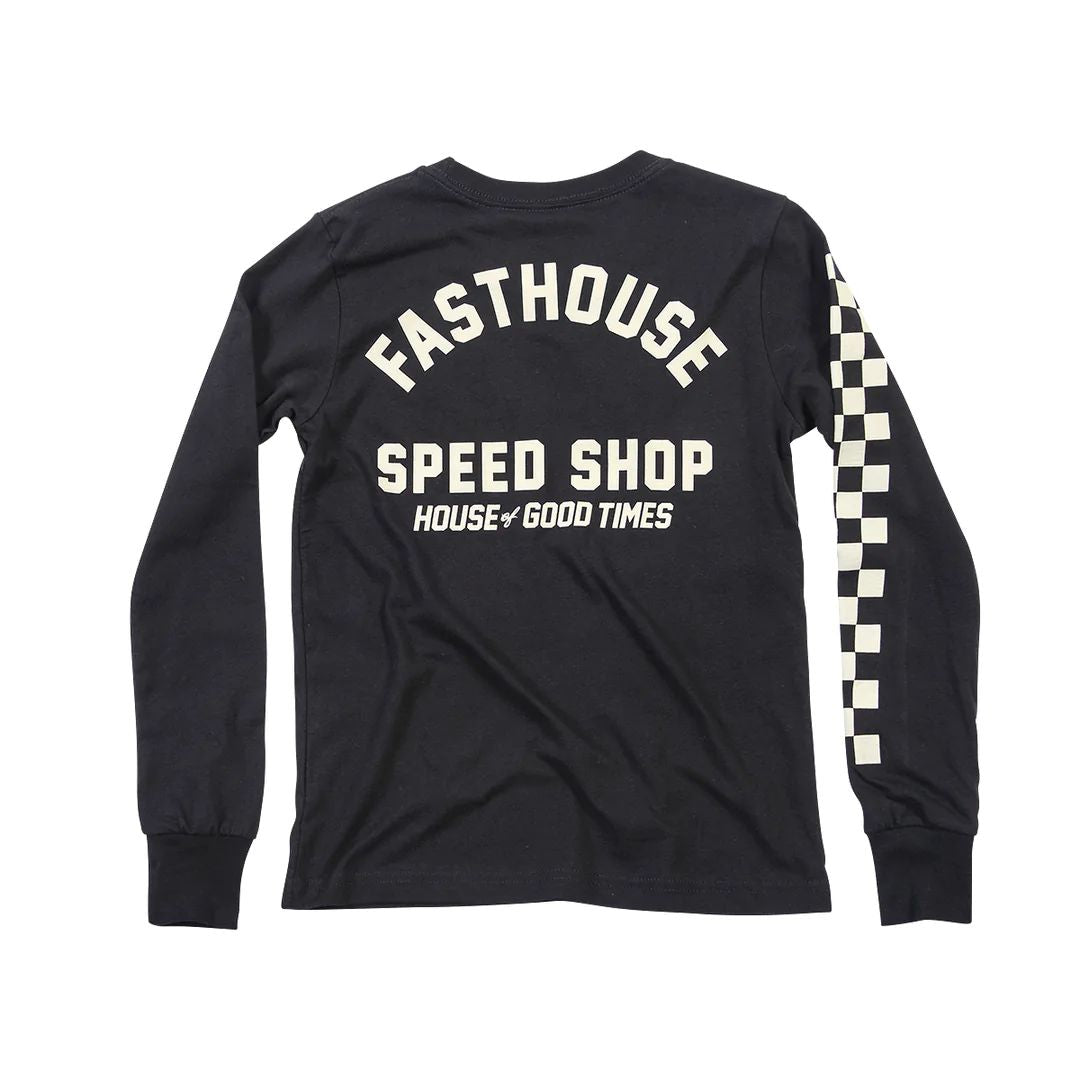 Fasthouse Youth Haven LS Tee Black LS Shirts