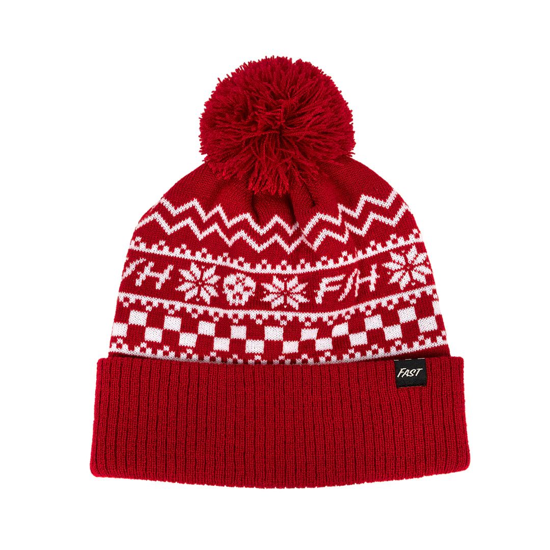 Fasthouse Youth Ralphie Bean Red OS Beanies