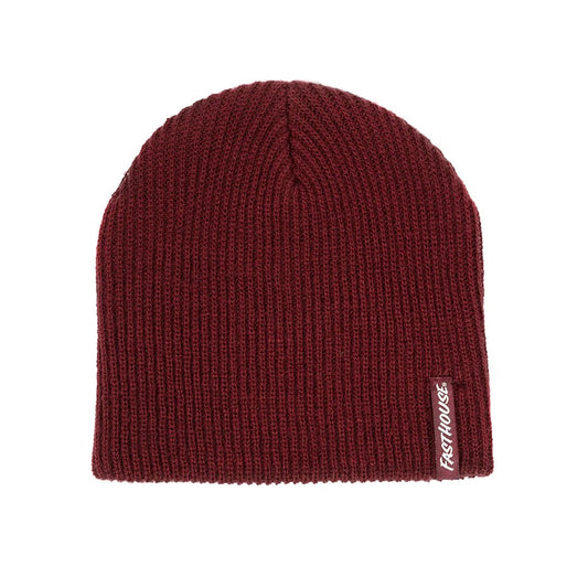 Fasthouse Youth Righteous Beanie Maroon OS Beanies