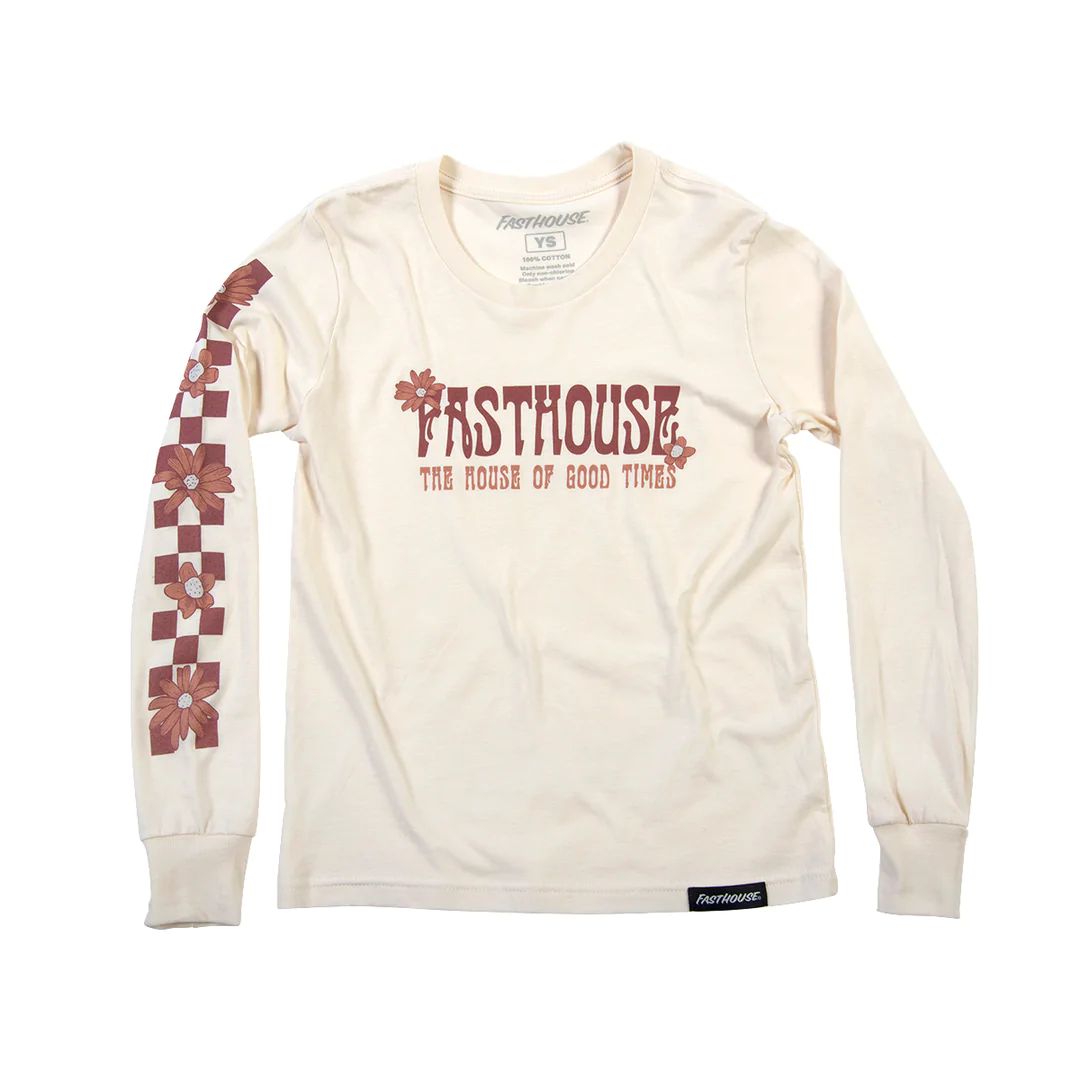Fasthouse Youth Serene LS Tee Natural LS Shirts