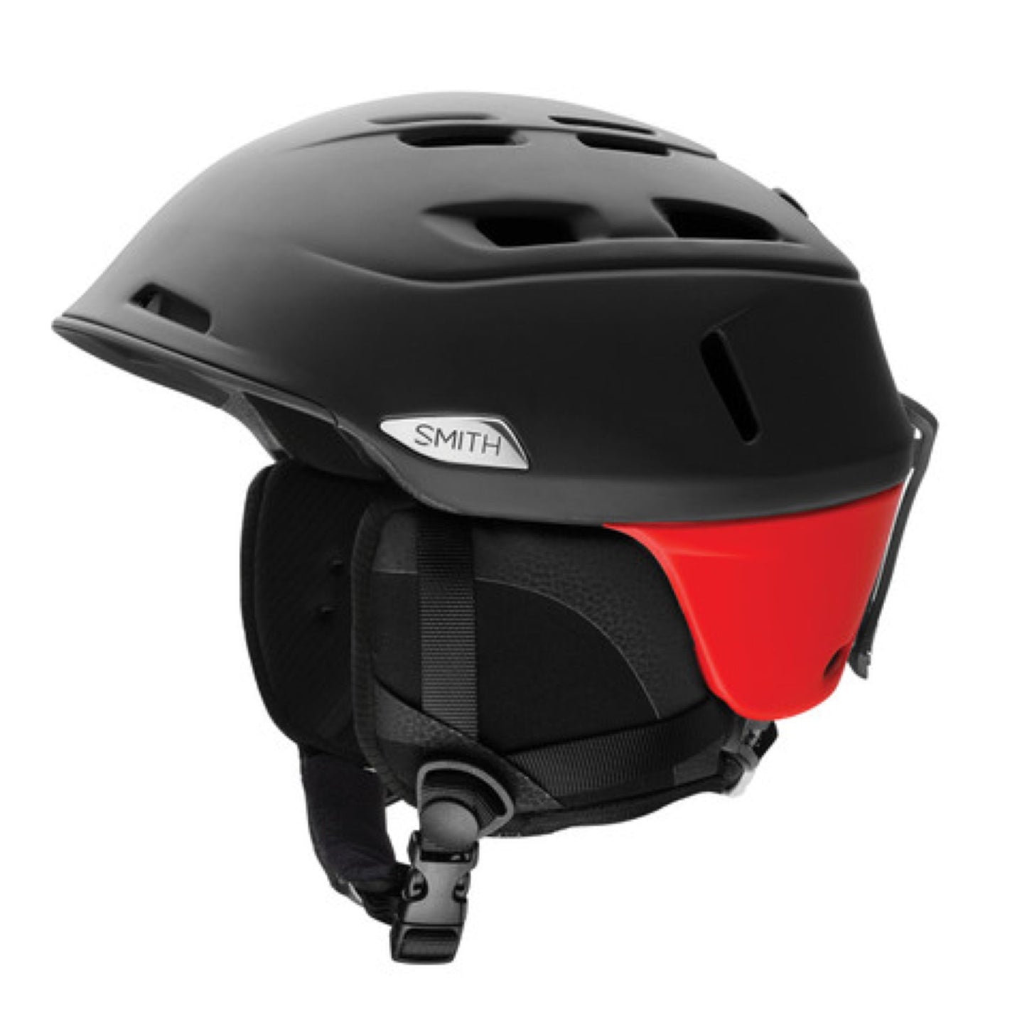 Smith Camber Snow Helmet Matte Black Fire S - Smith Snow Helmets