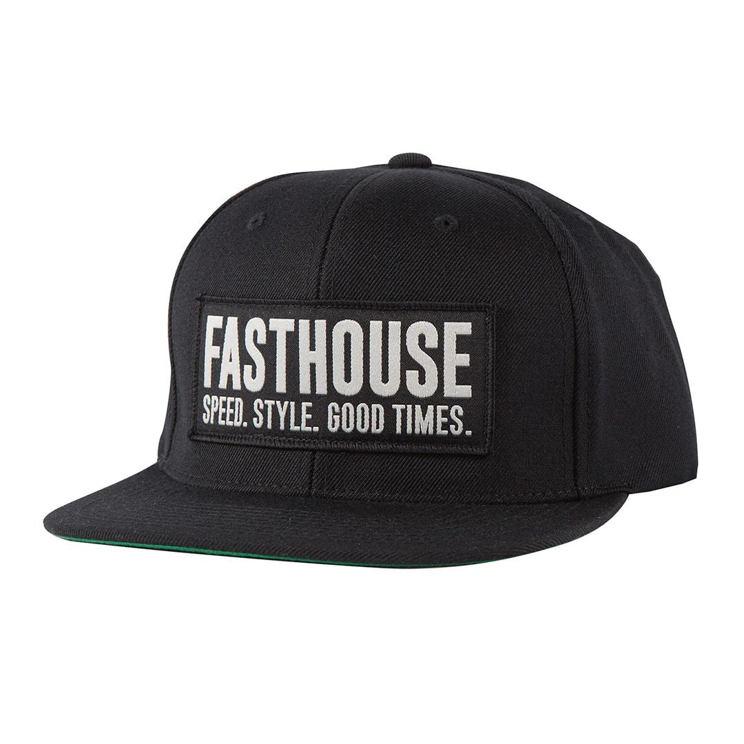 Fasthouse Blockhouse Hat Black OS Hats