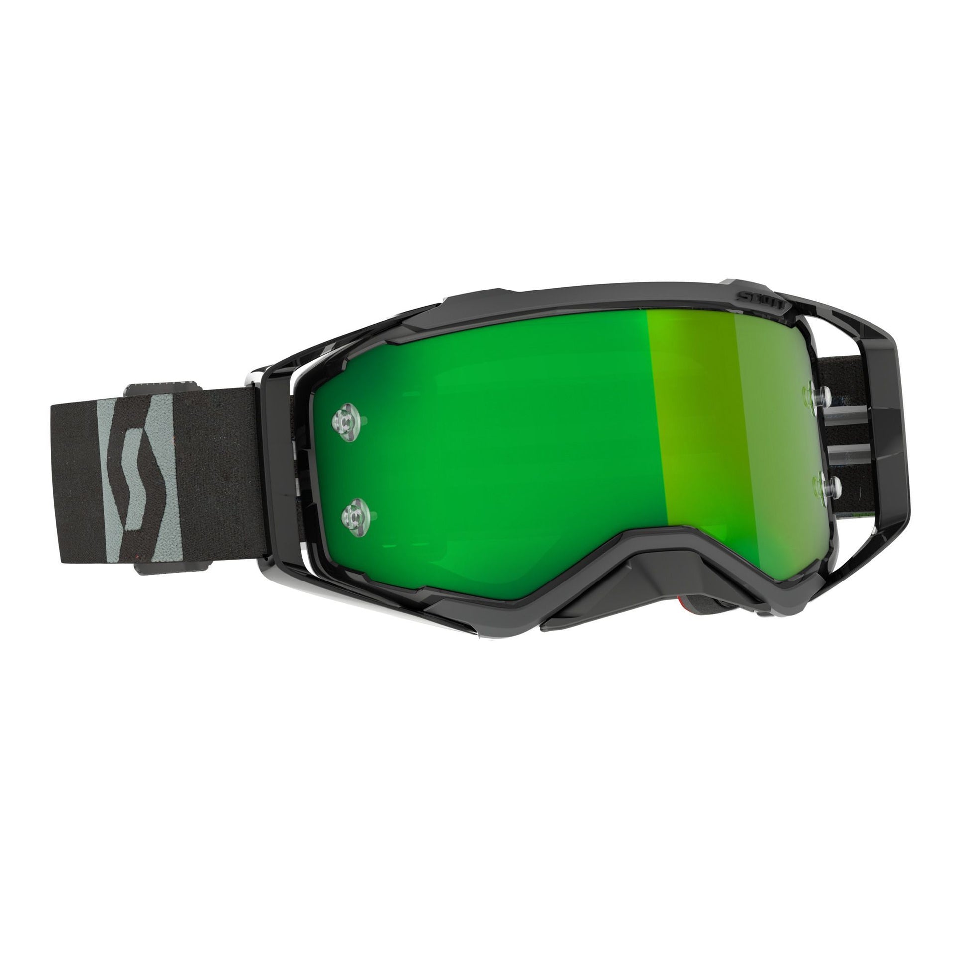 Scott Prospect Goggles Black/Grey / Green Chrome Works Bike Goggles