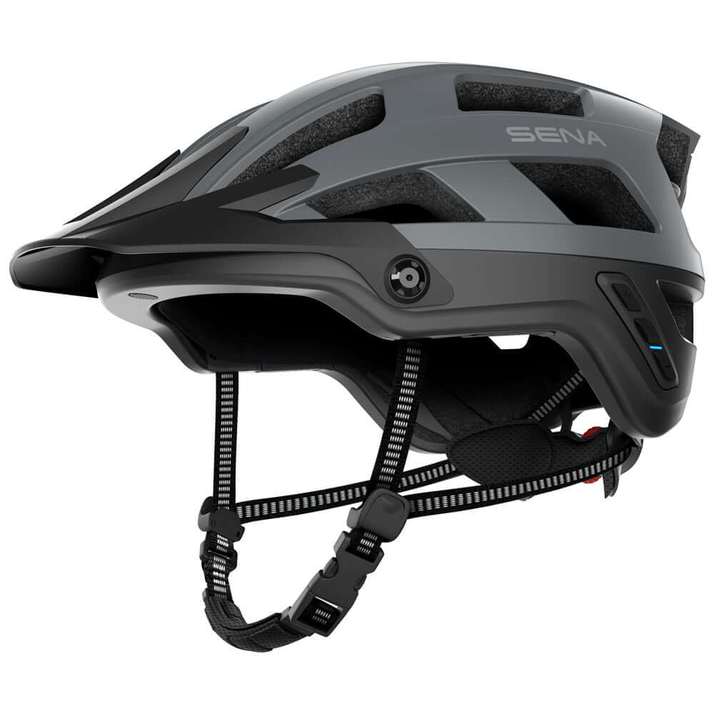 Sena M1 Evo Smart MTB Helmet Matt Gray Bike Helmets