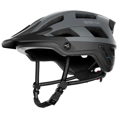 Sena M1 Evo Smart MTB Helmet Matt Gray M - Sena Bike Helmets
