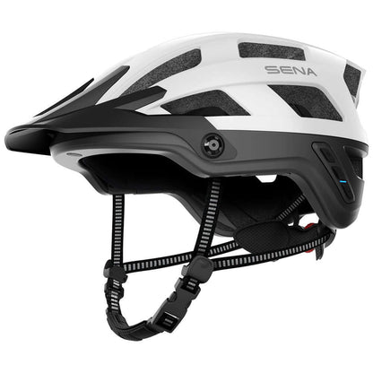 Sena M1 Evo Smart MTB Helmet Matt White M - Sena Bike Helmets