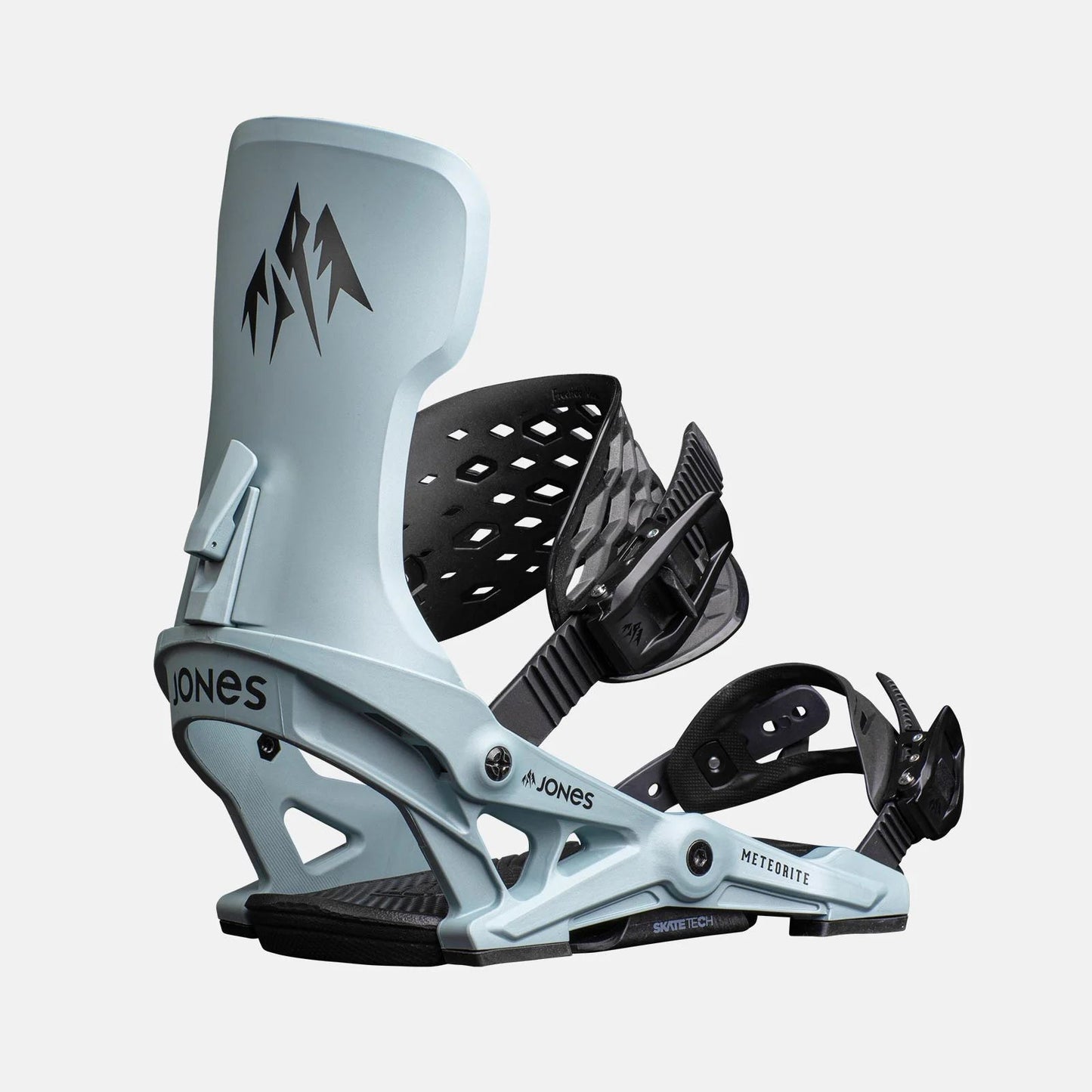 Jones Men's Meteorite Snowboard Bindings Eclipse Black S - Jones Snowboard Bindings